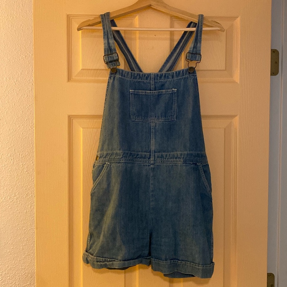 Denim Short Overalls